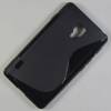 S Line TPU Gel Case Cover for LG Optimus L7 II P710 Black OEM
